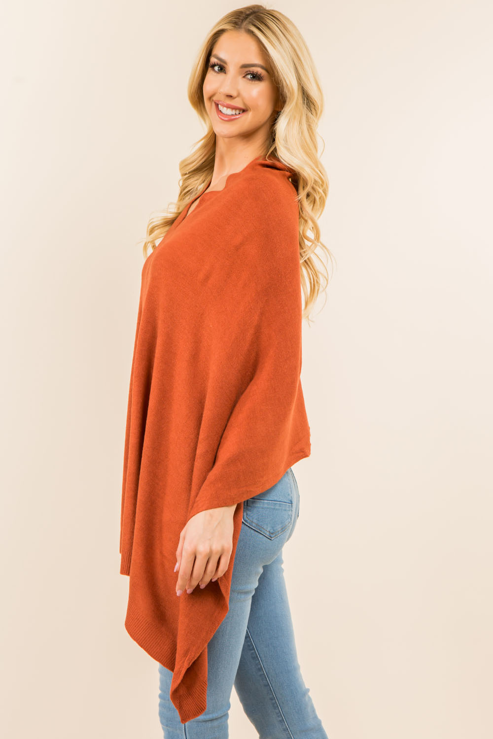 LIGHTWEEIGHT SHAWL PUMKIN