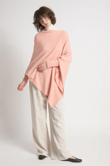 Light Pink Triangle Shawl