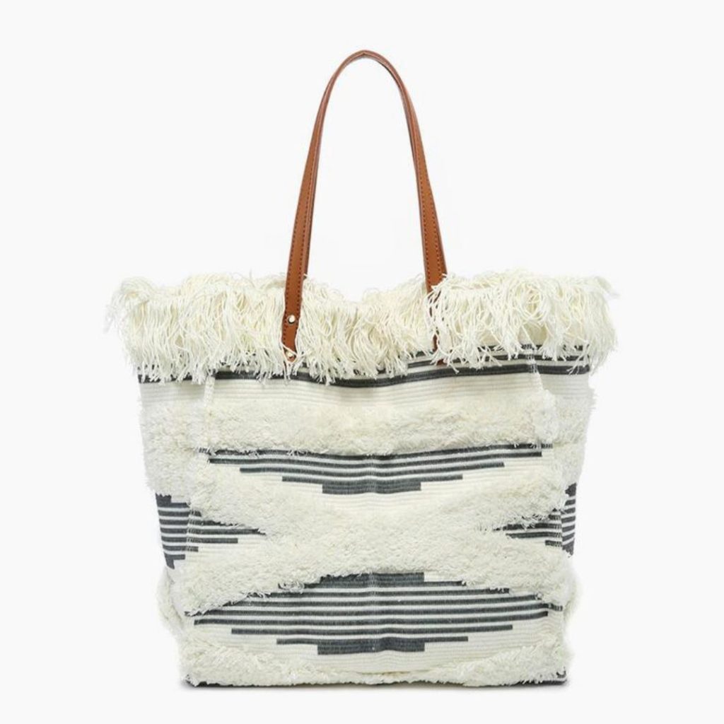 Madison Tote Black/White