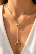 Equestrian Horse Bit Lariat Necklace