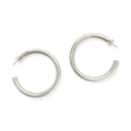 Silver Water Resistant Hoops