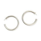 Silver Water Resistant Hoops