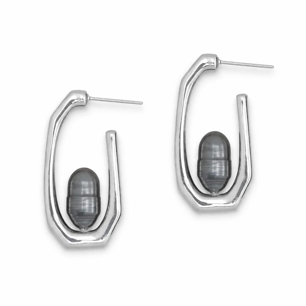 modern pearl silver product photo