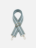 Dot Guitar Strap Blue-Beige