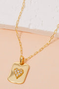 heart dog tag
