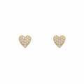 cz heart studs