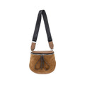 Chocolte Suede Sling Bag