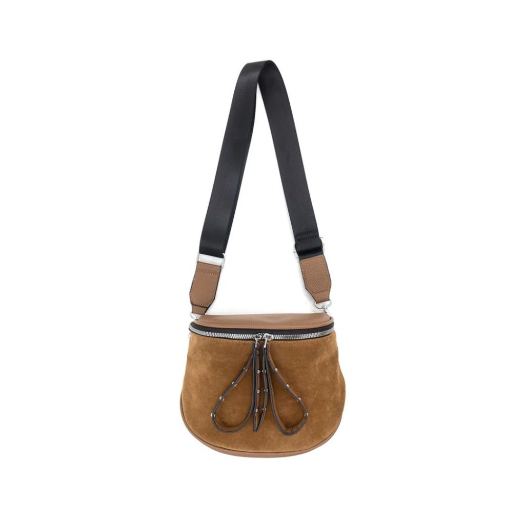 Chocolte Suede Sling Bag