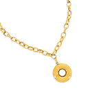donut charm necklace