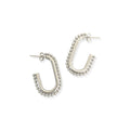 Water Resistant Studded Paperclip Earrings