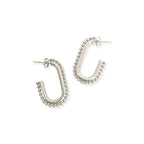 Water Resistant Studded Paperclip Earrings