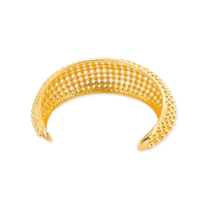 gold bubble cuff