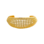 gold bubble cuff