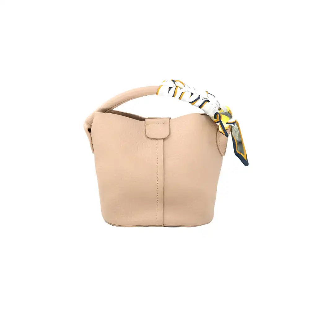 WILLA MINI BUCKET BAG-BEIGE
