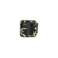 gold fleck resin buckle-black