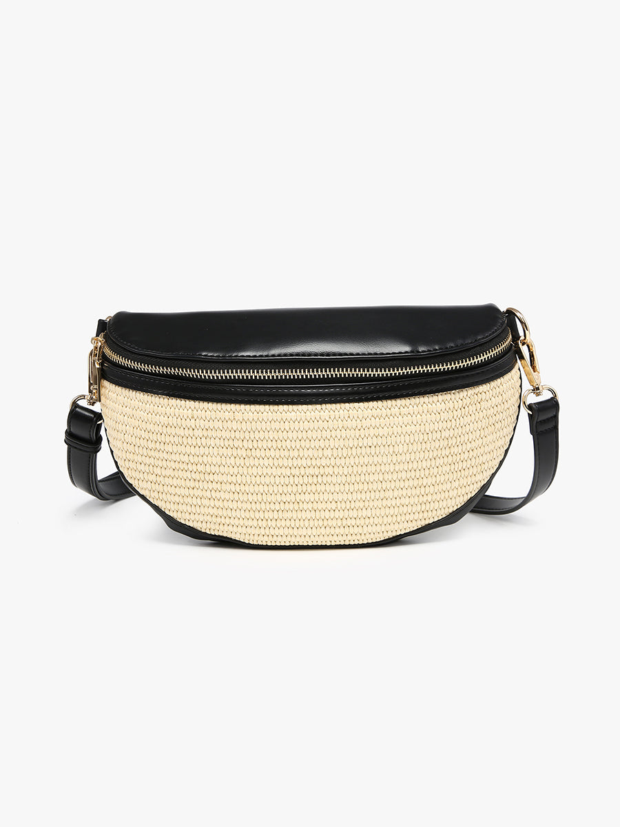 Nevaeh Straw Sling Bag