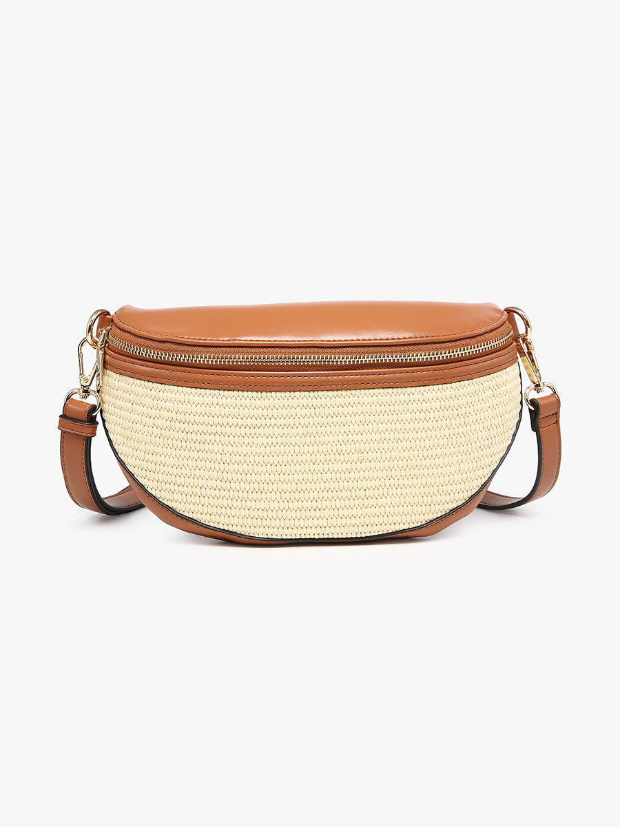 Nevaeh Straw Sling Bag