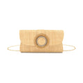 paloma straw clutch