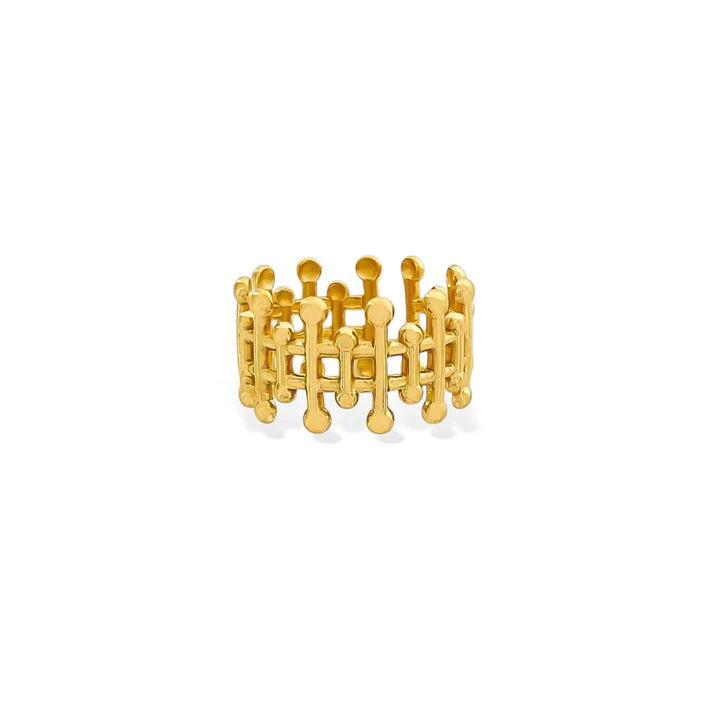 lattice ring gold