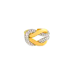 two tone knot ring