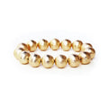 chunky gold bead bracelet