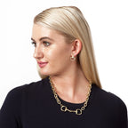 HORSEBIT EARRING GOLD