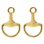 HORSEBIT EARRING GOLD1