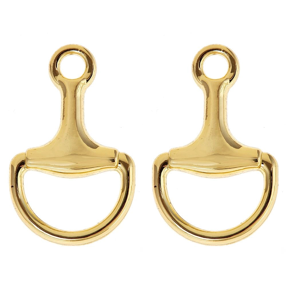 HORSEBIT EARRING GOLD1