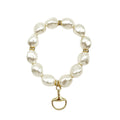Chunky Pearl Bit Bracelet