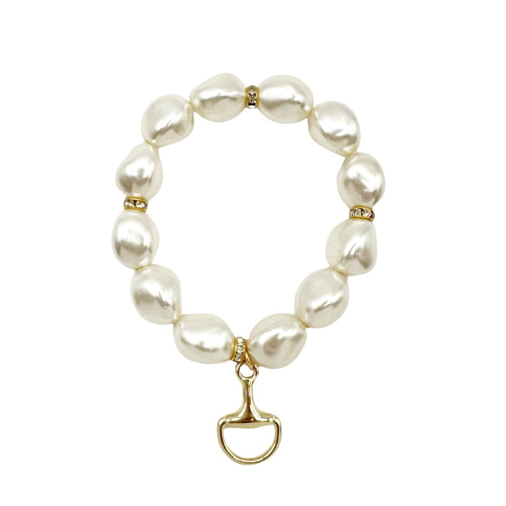 Chunky Pearl Bit Bracelet