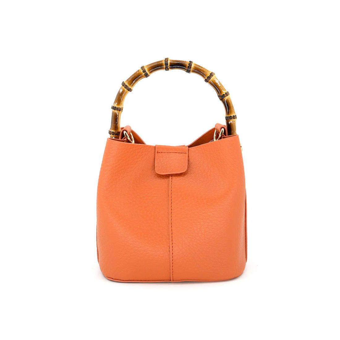 Capri Mini Bucket Bag with Bamboo Handle