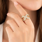 CZ Loop Ring