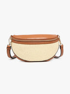 Nevaeh Straw Sling Bag