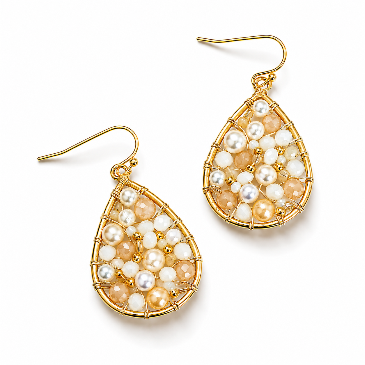 Tiny Pearl Teardrop