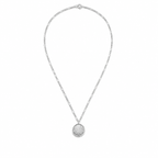 Gold Dipped Clam Shell Coin Necklace