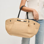 Kaia-Straw Tote
