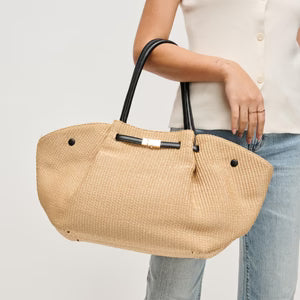 Kaia-Straw Tote