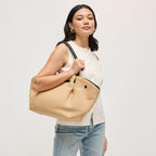 Kaia-Straw Tote