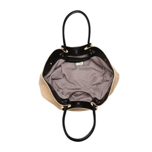 Kaia-Straw Tote