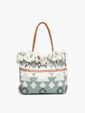 Madison Woven Aztec Tote
