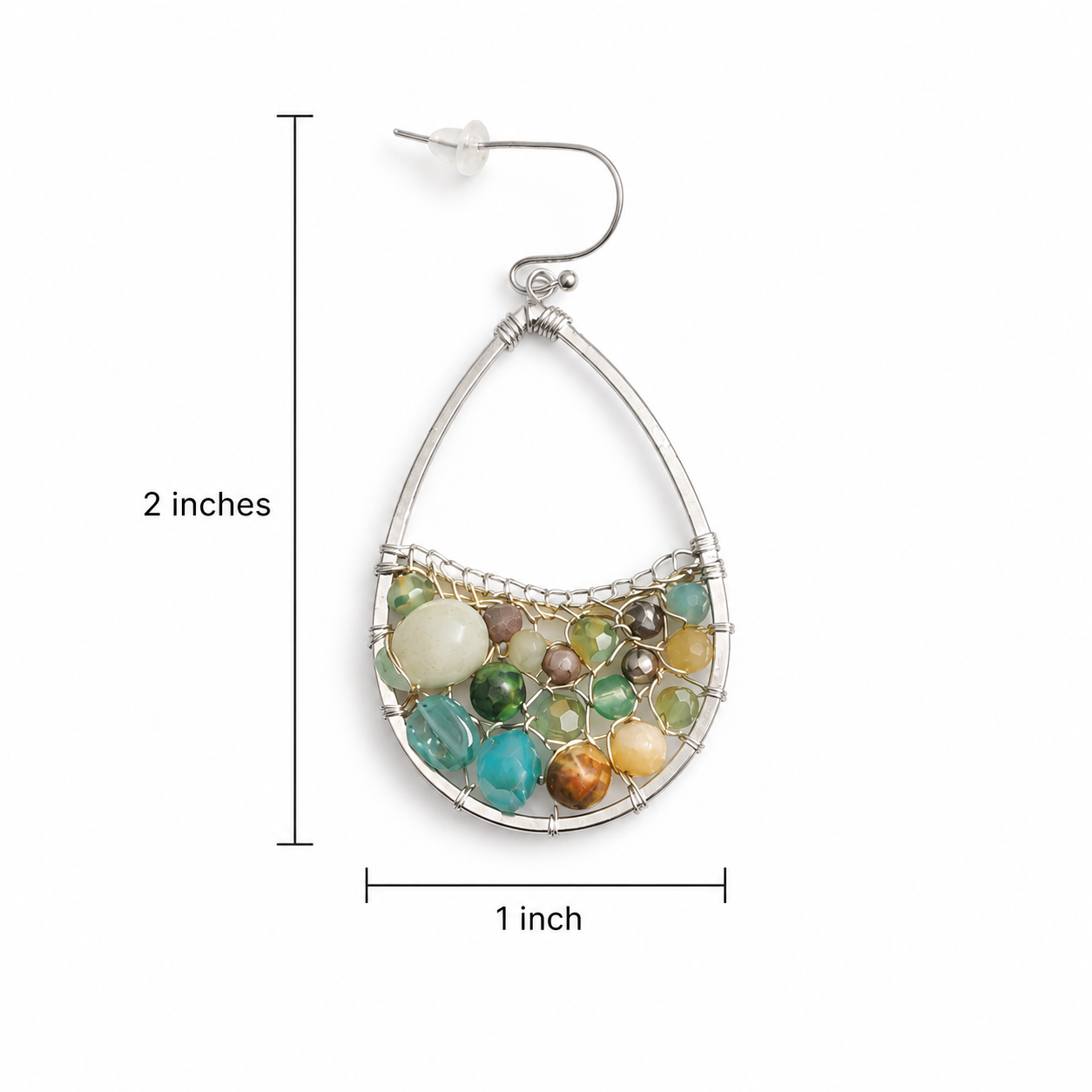 Santorini Amazonite Earring