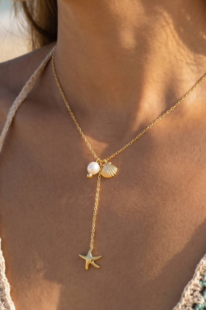 Star Fish Y Necklace