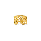 Water Resistant Zig Zag Ring